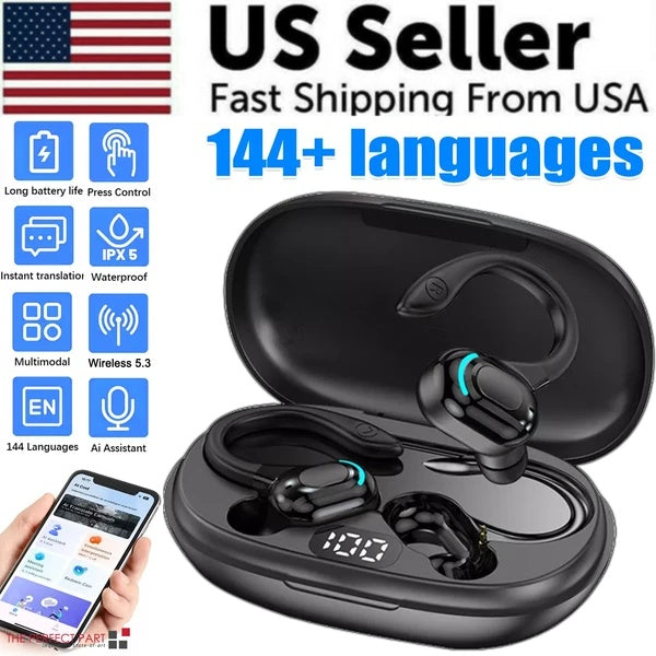 “SerniTalk™ Translator Earbuds let you understand 144 languages in real-time, online or offline.”